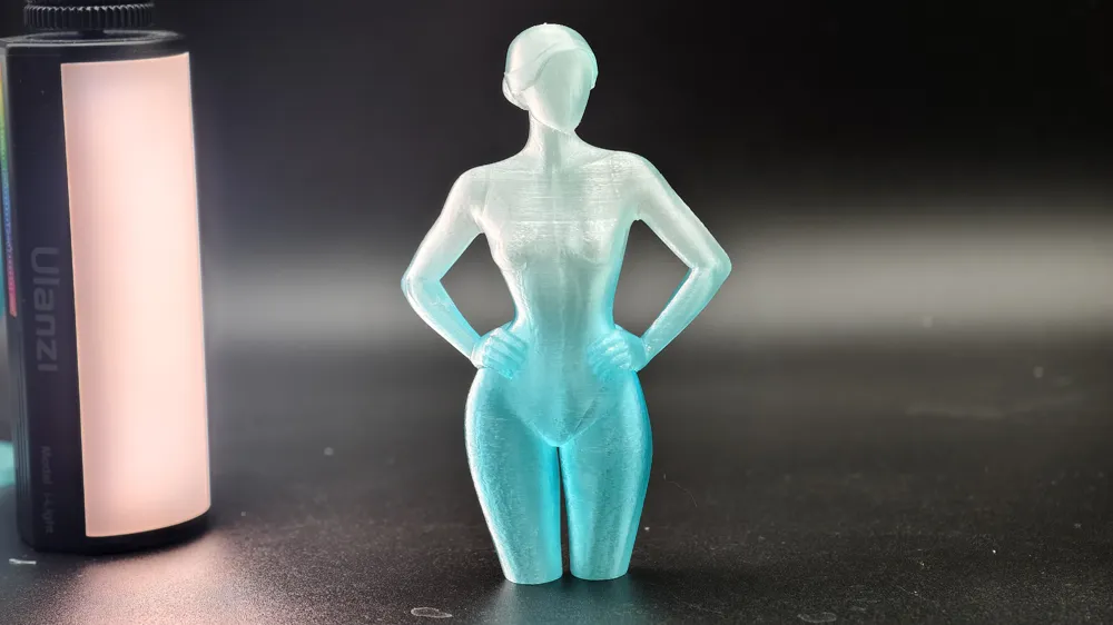 Elegant Female Abstract Art Sculpture - Free 3D Print Model - MakerWorld