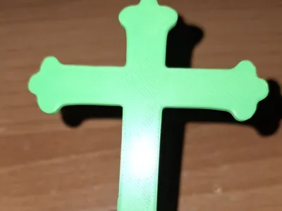 Decorative Cross - Optimized with Ironing
