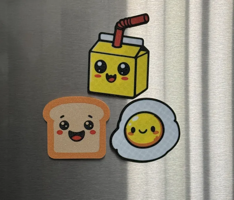 Breakfast Buddies Fridge Magnets