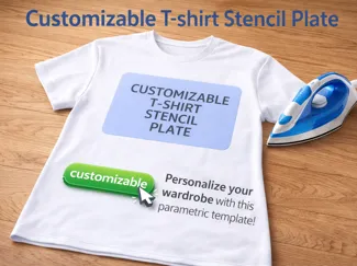 Customizable T-shirt Plate