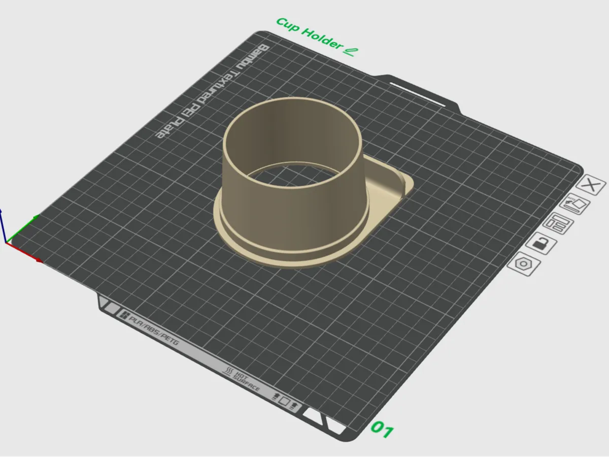 Large Cup Holder - Free 3D Print Model - MakerWorld