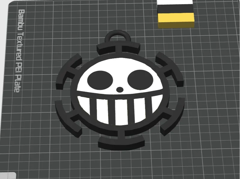 portachiavi one piece logo ciurma law.