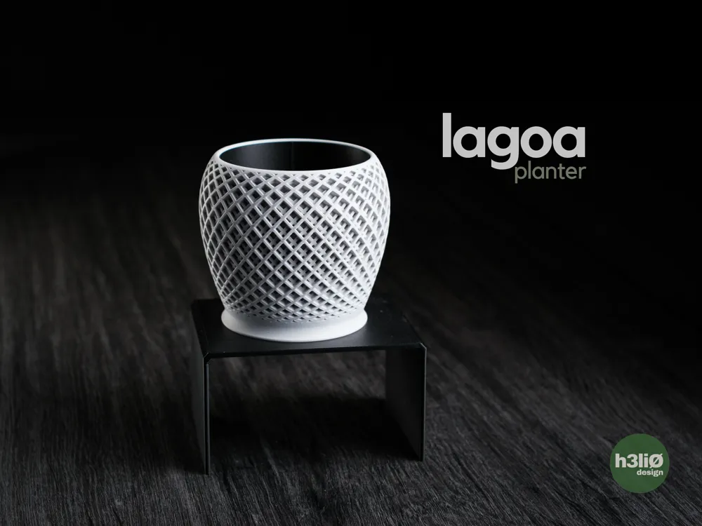 Maceta decorativa: lagoa • planter. Referencia del modelo original.