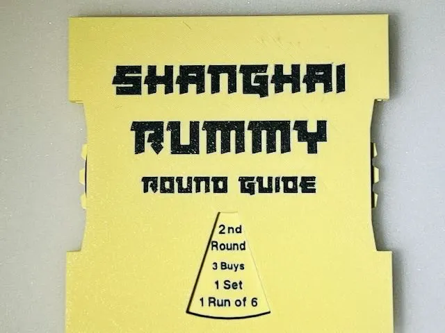 Shanghai Rummy Contract and Round Guide