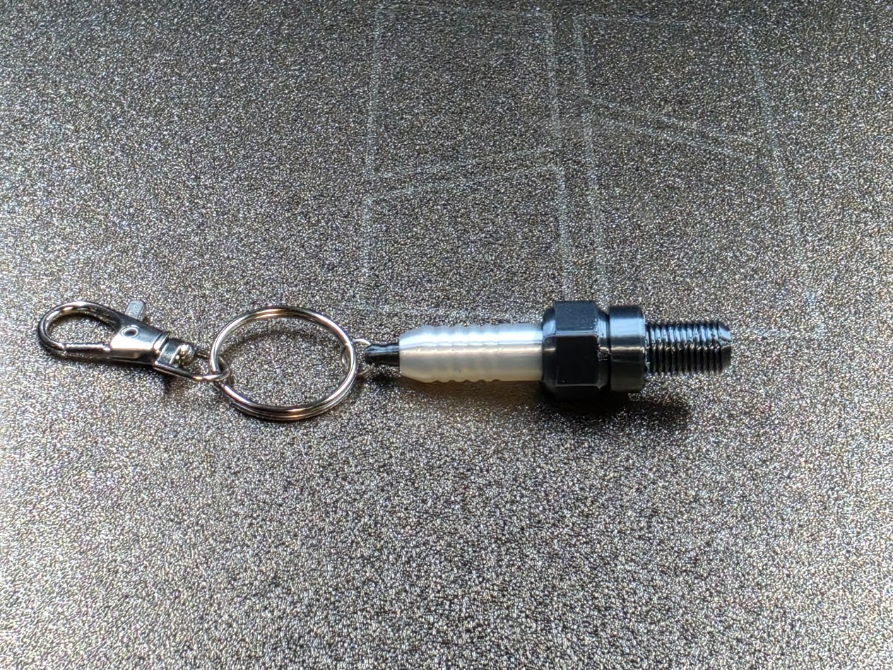 Spark Plug Keychain