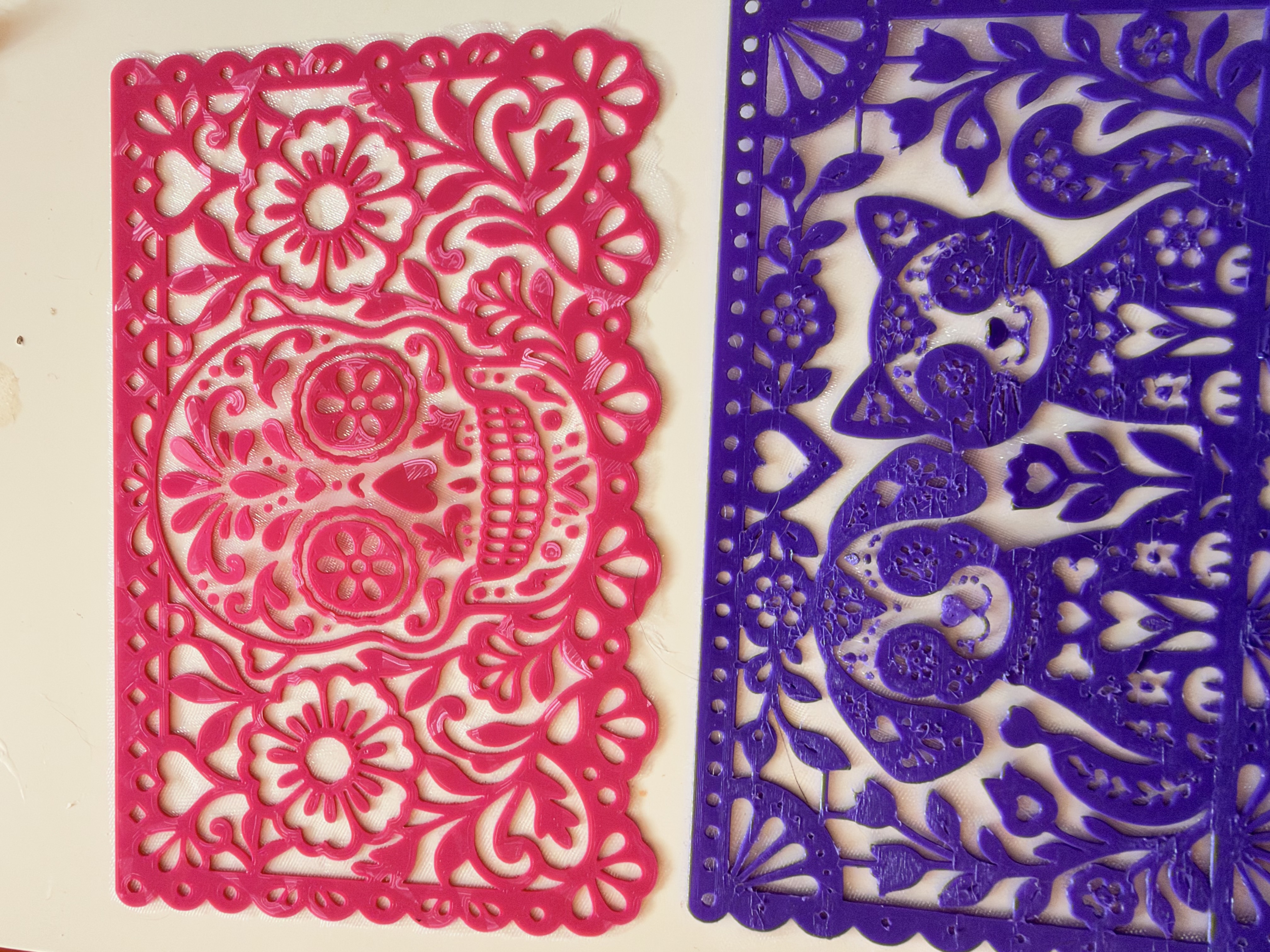Papel picado su organza - 1