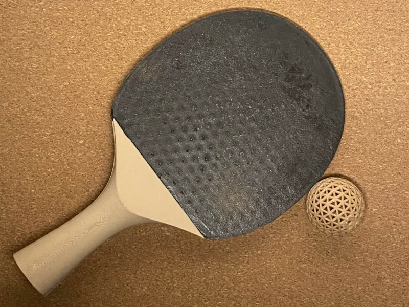 3D Printed Ping Pong Paddle + BONUS 