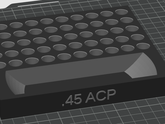 45 ACP Reloading Tray