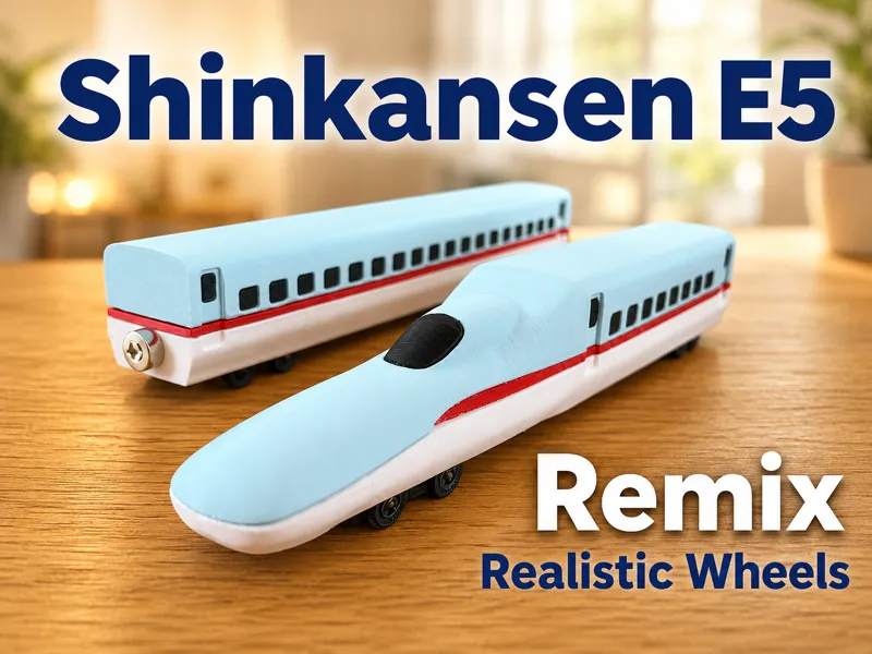 Remixed Shinkansen - small wheels
