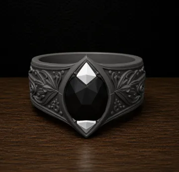 Letrero o emblema decorativo: LORD OF THE RINGS NIRIR RING OF SHADOWS — vista de referencia 3