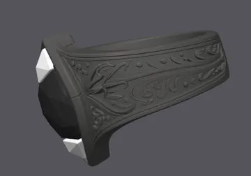 Letrero o emblema decorativo: LORD OF THE RINGS NIRIR RING OF SHADOWS — vista de referencia 5