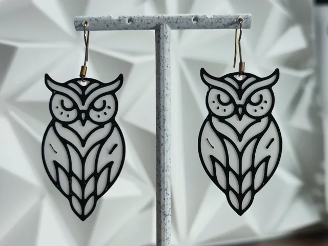 Aretes Ecos del Gran Búho