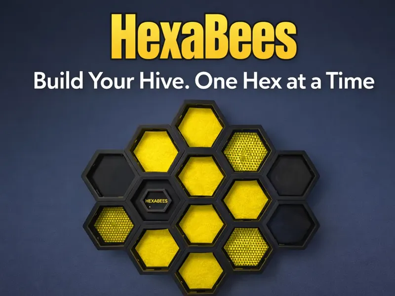 HexaBees Backer Hexagon Honey Bee Hive Base System