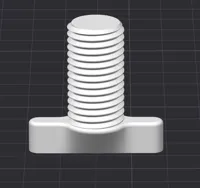 Vis 10 mm plus longue 0.2mm layer, 2 walls, 15% infill