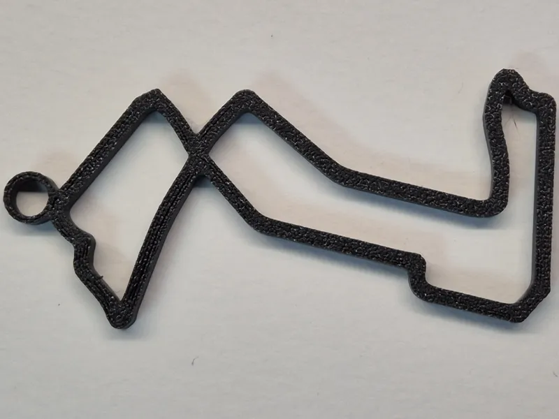 Singapore circuit Keychain Formula 1  60x60x4mm