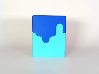 Thick Drip" Deck Box | 100 cards | MtG Case - Free 3D Print Model -  MakerWorld