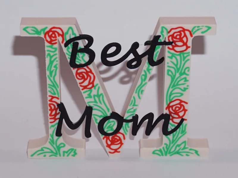 Mother's Day Best Mom Gift Decorative Letter