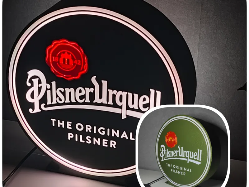 Pilsner Urquell Light Sign