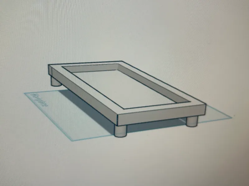 tray riser pedestal center piece