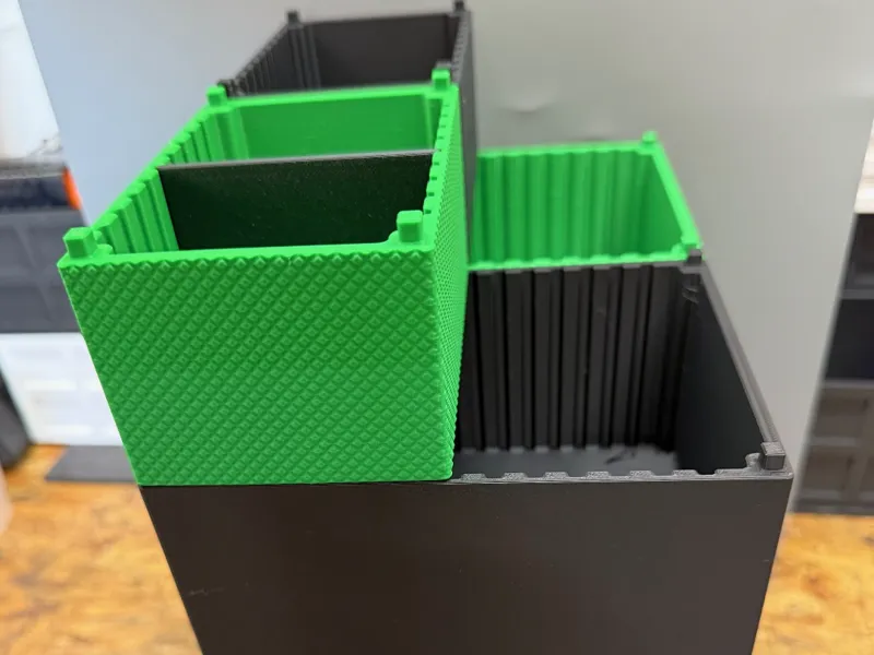 Set stapelbarer Boxen, Sortierkasten