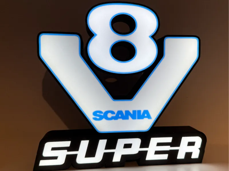 Lightbox Scania V8