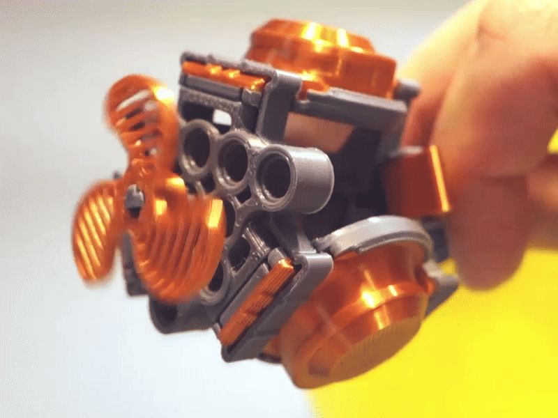 Air Balloon Radial Piston Engine V2