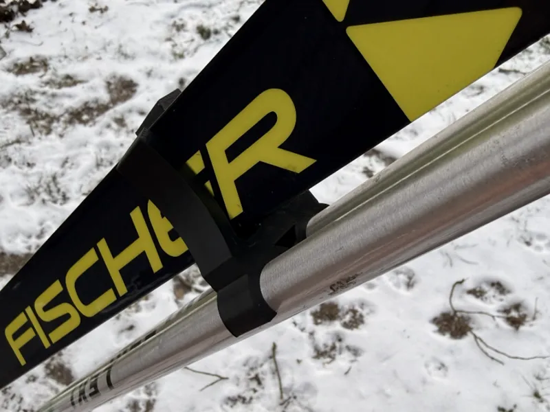 Ski clip cross country ski 