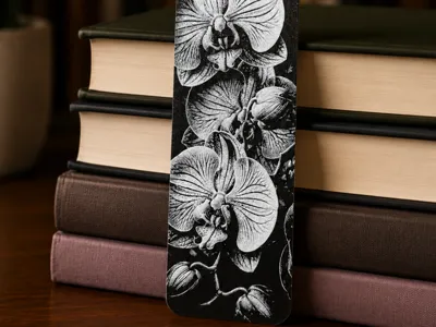 Orchid Bookmark (0.2mm)