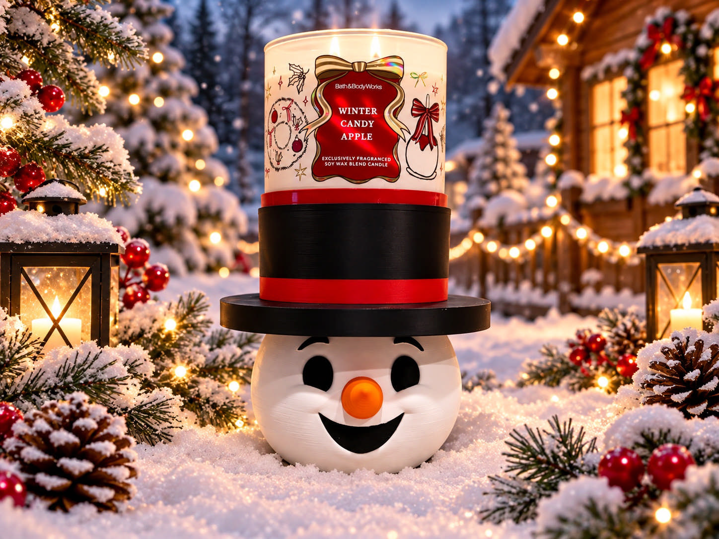 Frosty Candle Holder - 1