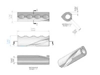 0.24mm layer, 5 walls, 15% infill for ABS-CF