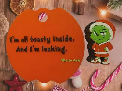 Grinch Toasty 40oz Tumbler Topper