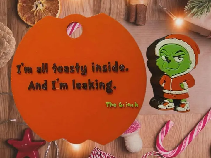 Grinch Toasty 40oz Tumbler Topper