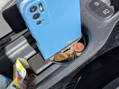 Smartphone holder for Toyota Corolla cup holder