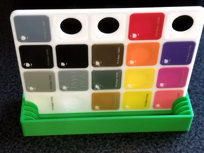 filament swatch board holder