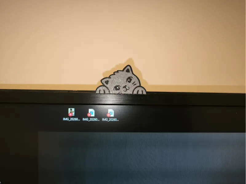Peekaboo cute cat