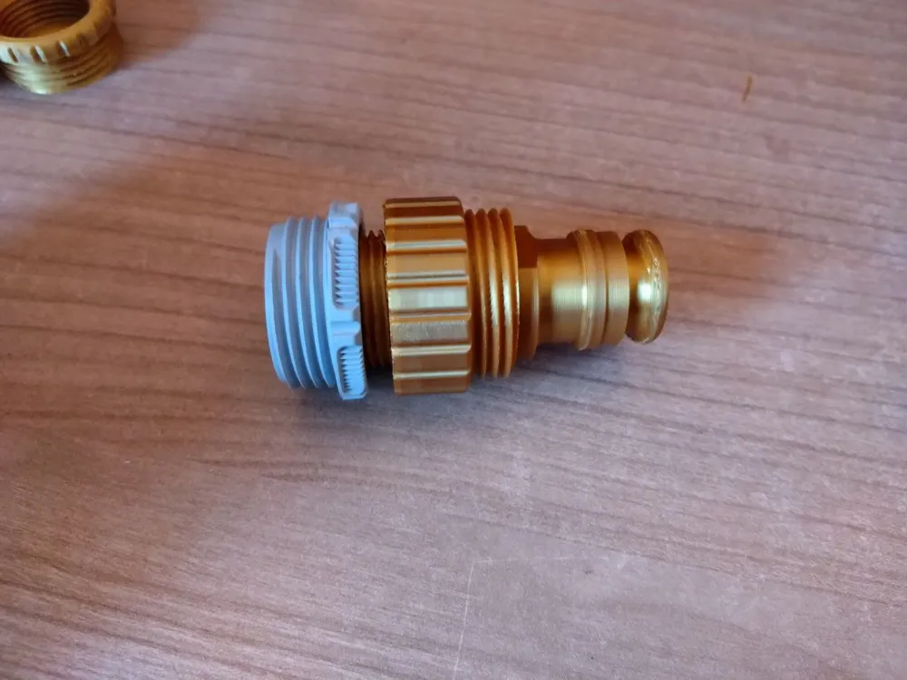 Raccordi Giardino Antiruggine Set Connettori Rapidi Per Tubo Giardino 3/4" In Ottone - Coppia Maschio/Femmina, Resistente Alla Corrosione Set Connettori Rapido 3/4 Ottone Per Tubo Giardino - Foto 10