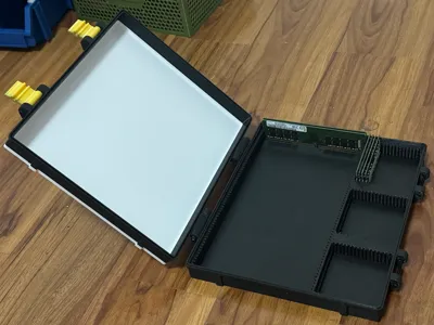 DDR4 RAM Stick Storage Box, Large Capacity (Laptop RAM + Desktop RAM), Can Store 100+ RAM Sticks