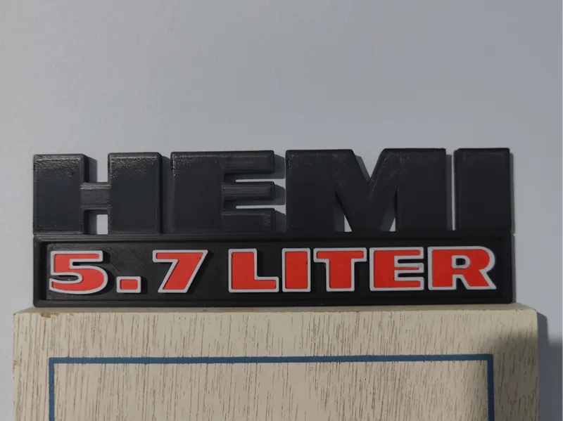 RAM 1500 5.7L HEMI Badge