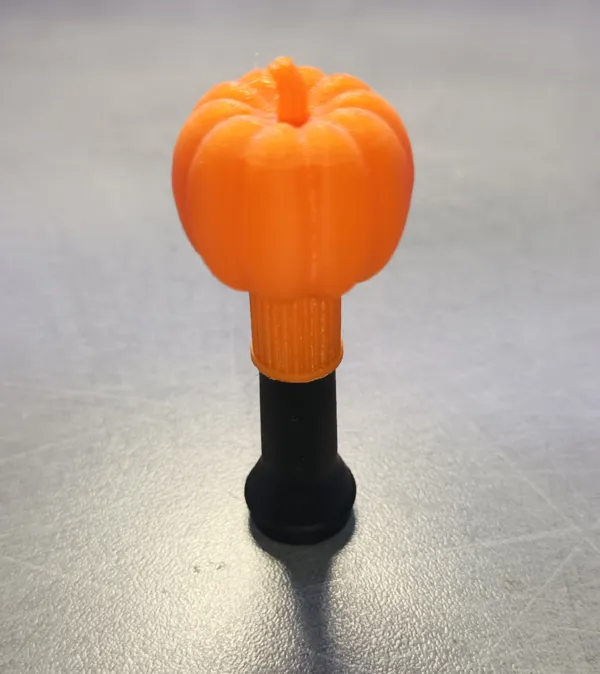 Bouchon de valve citrouille