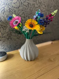 Vase en spirale pour bouquet Lego Wildflower — photo 4