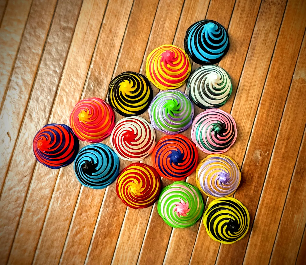 Mini Passthrough Vortex Spiral Fidget Cone view 2