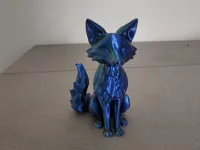 Renard mignon effet marbre — photo 1