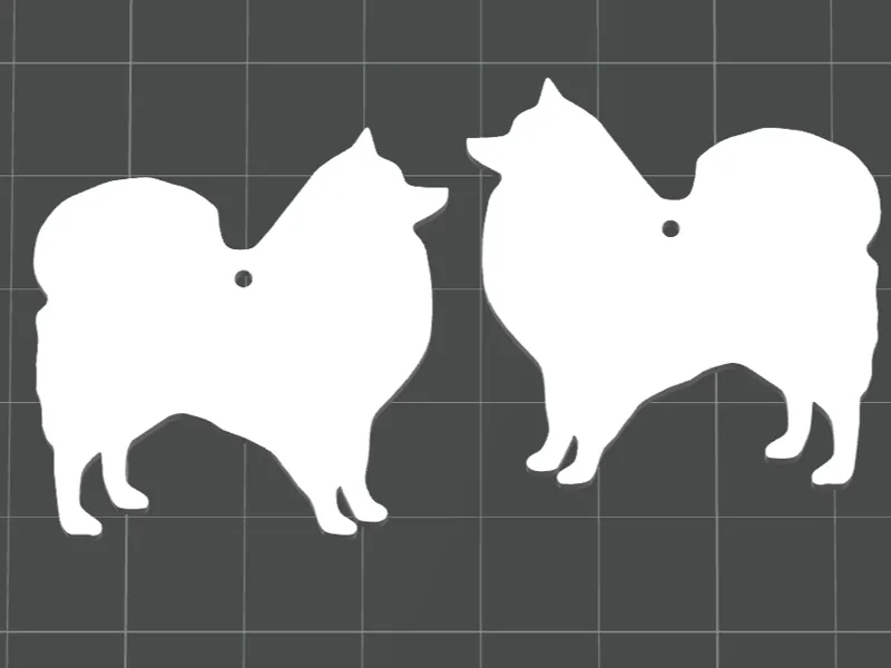 Mittelspitz earring