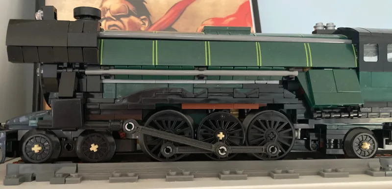 Low Profile Side Rods for Brick Emerald Night 