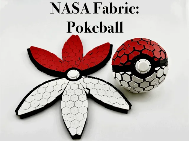 NASA Fabric: Pokeball (No AMS Needed) - Free 3D Print Model - MakerWorld