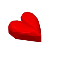 Cœurs low poly pour la Saint-Valentin — photo 2