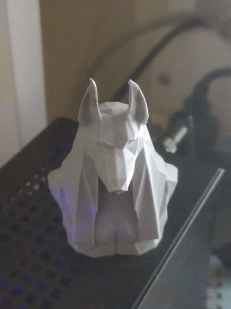 low poly anubis