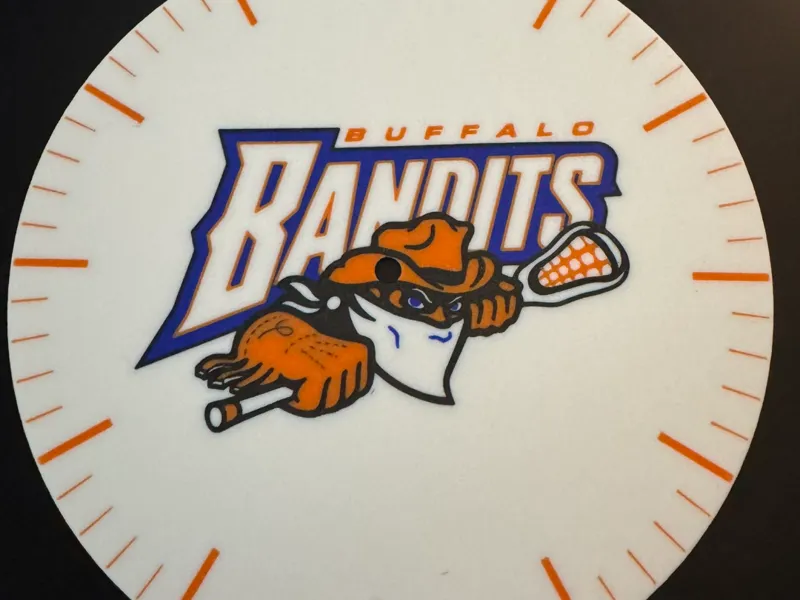 Buffalo Bandits Clock