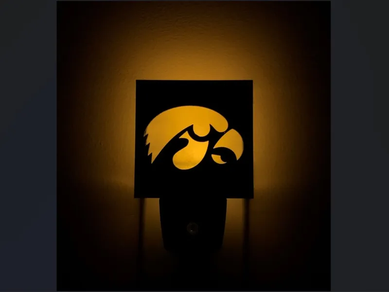 Iowa Hawkeye Nightlight