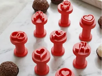 Valentine’s Day Brigadeiro Stamp Set 8 STL Models